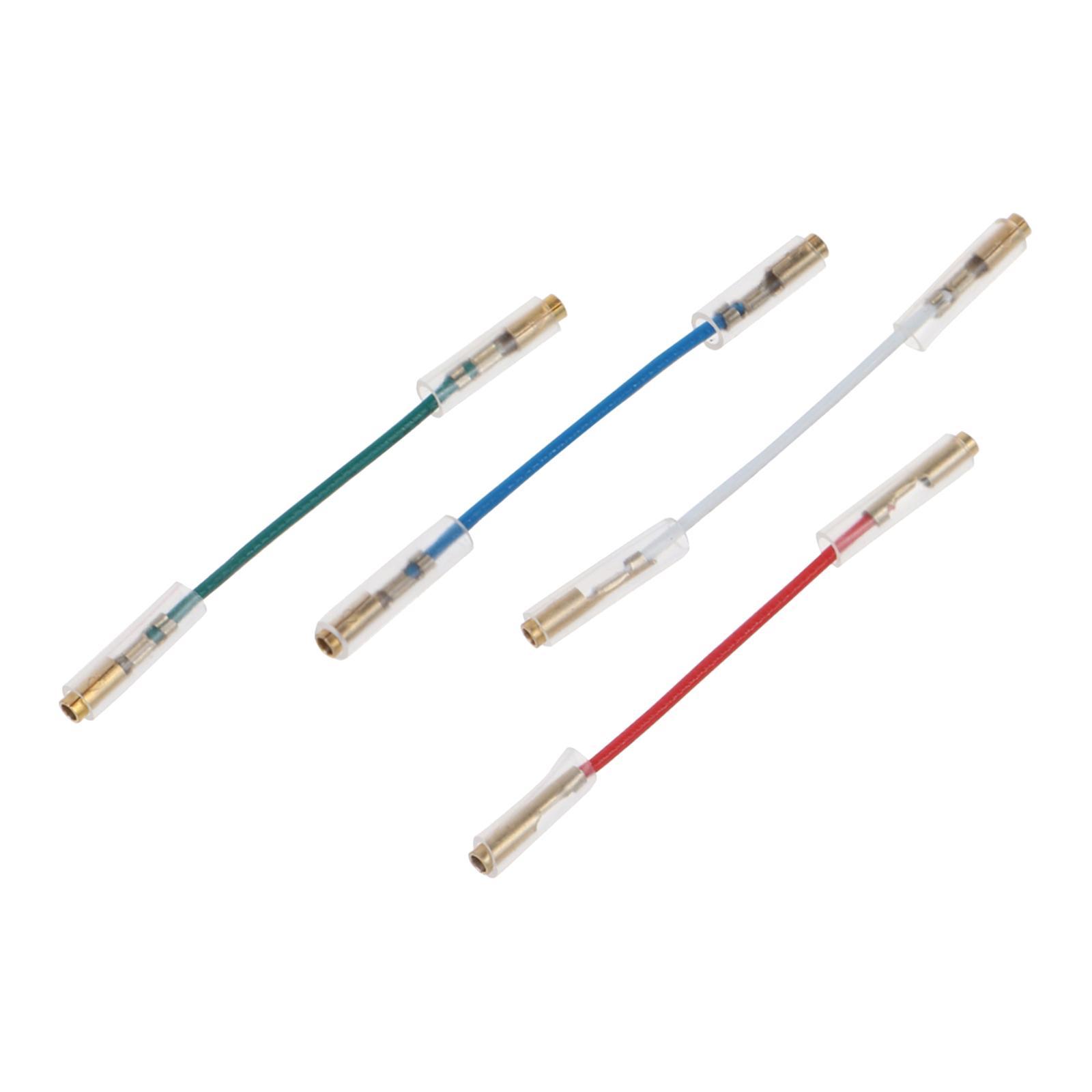 Turntable Headshell Wires Durable Vinyl Record Player Head Cover Cable for Replacement
