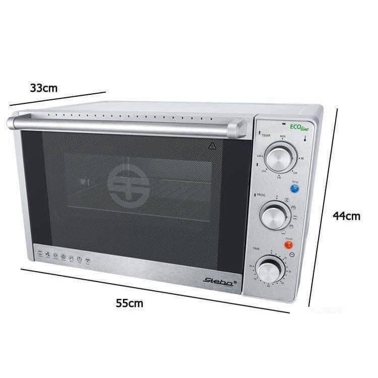 Lò Nướng Steba KB41 ECO, Lò Nướng Đối Lưu, Dung tích 38L, Công Suất 2000W, Chất Liệu Thép Không Gỉ, Nhập Đức