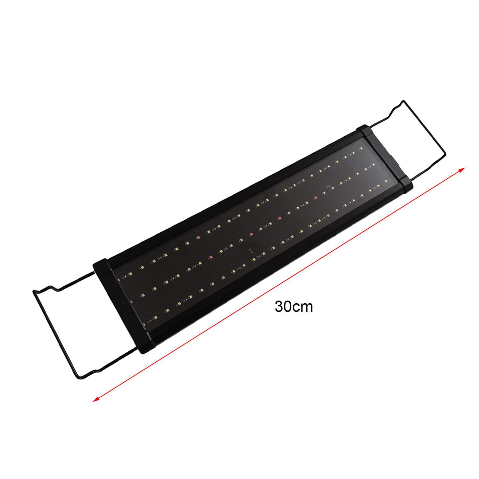 LED Aquarium Light Fishes Tank Light with Extendable Brackets Full Spectrum