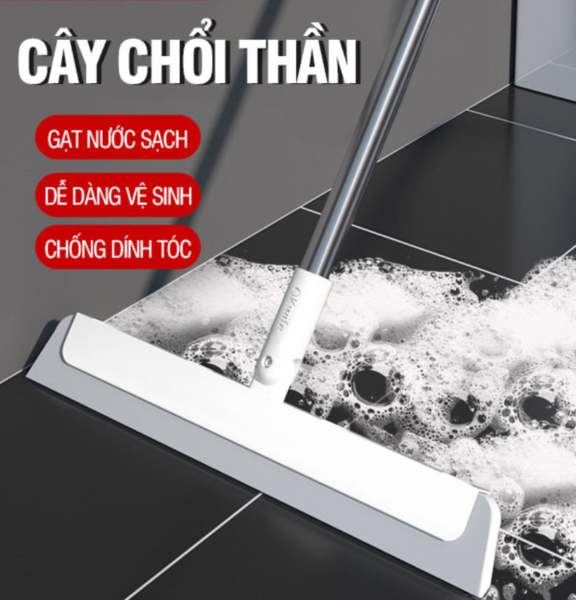 Chổi gạt nước sàn nhà tắm quét nhà thông minh gạt sạch nhà tắm chống trượt