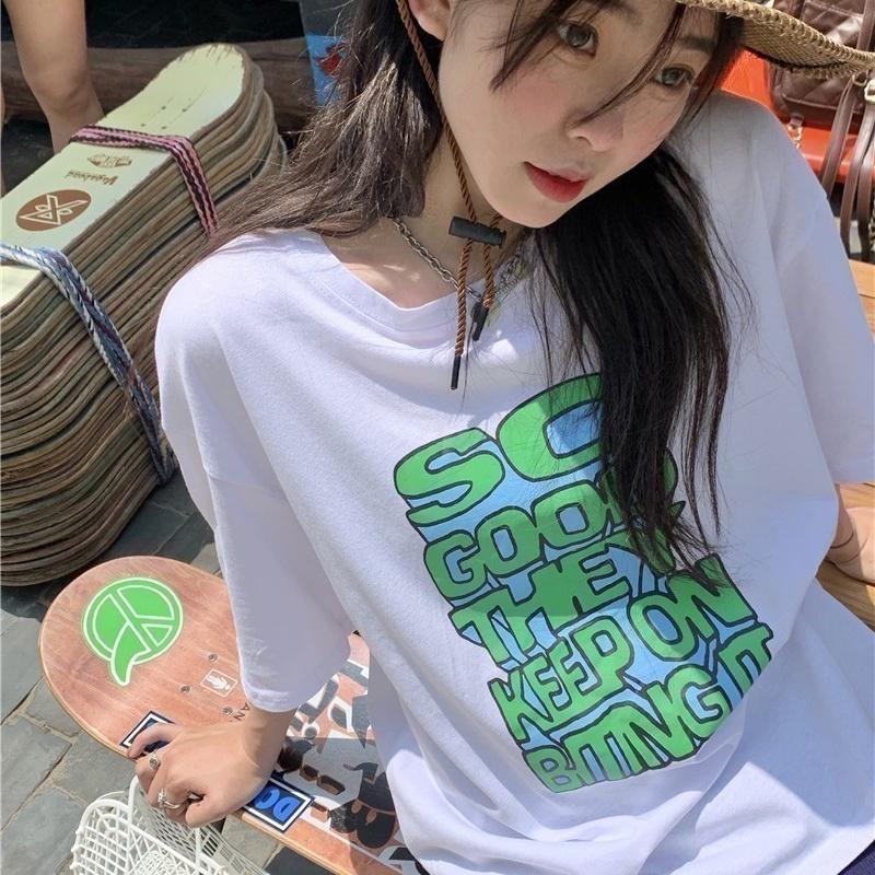 Áo phông unisex form rộng nữ nam unisex cổ tròn cotton oversize giá rẻ in hình street style ulzzang SO GOOD