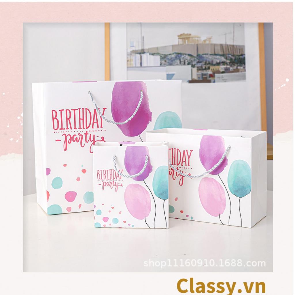 Túi giấy happy birthday Classy nhiều size cho bạn lựa chọn Q1526