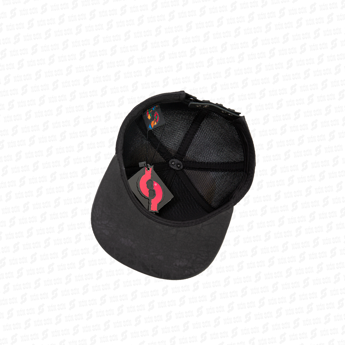 ƯU ĐÃI - Mũ snapback hiphop nam nữ NÓN SƠN chính hãng MC210BK-ĐN2