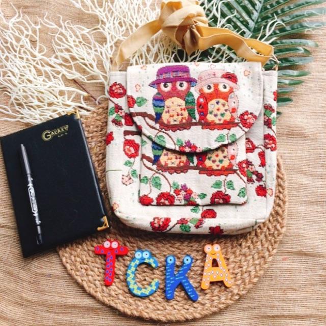 Túi thổ cẩm đeo chéo