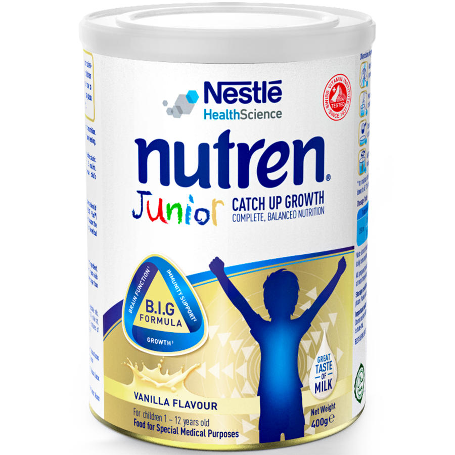 Sữa dinh dưỡng  Nutren Junior 400g - Tặng gối con mèo [BAO BÌ MỚI]