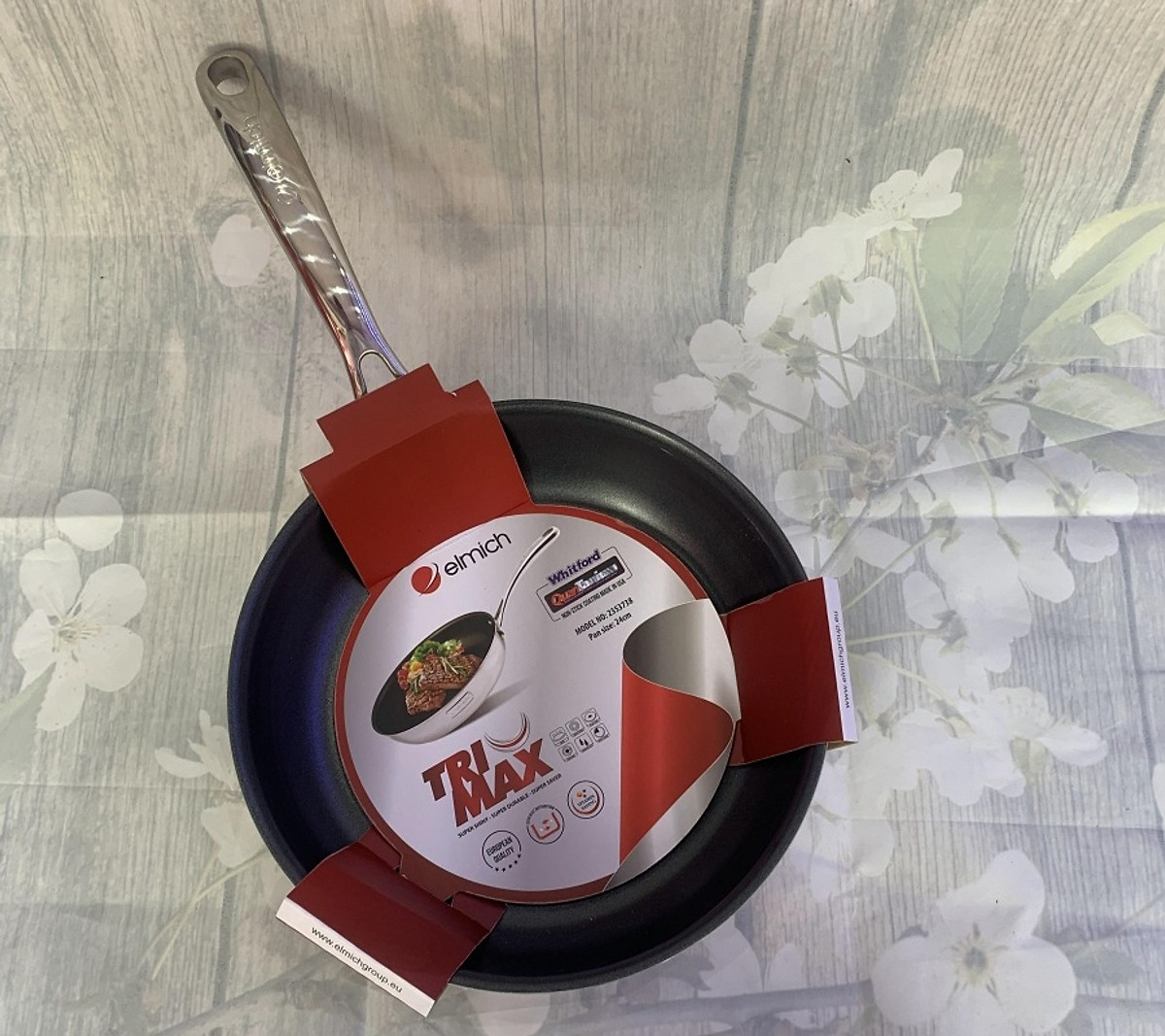Chảo Elmich inox cao cấp 2 lớp đáy liền Trimax 26cm mã 2353739