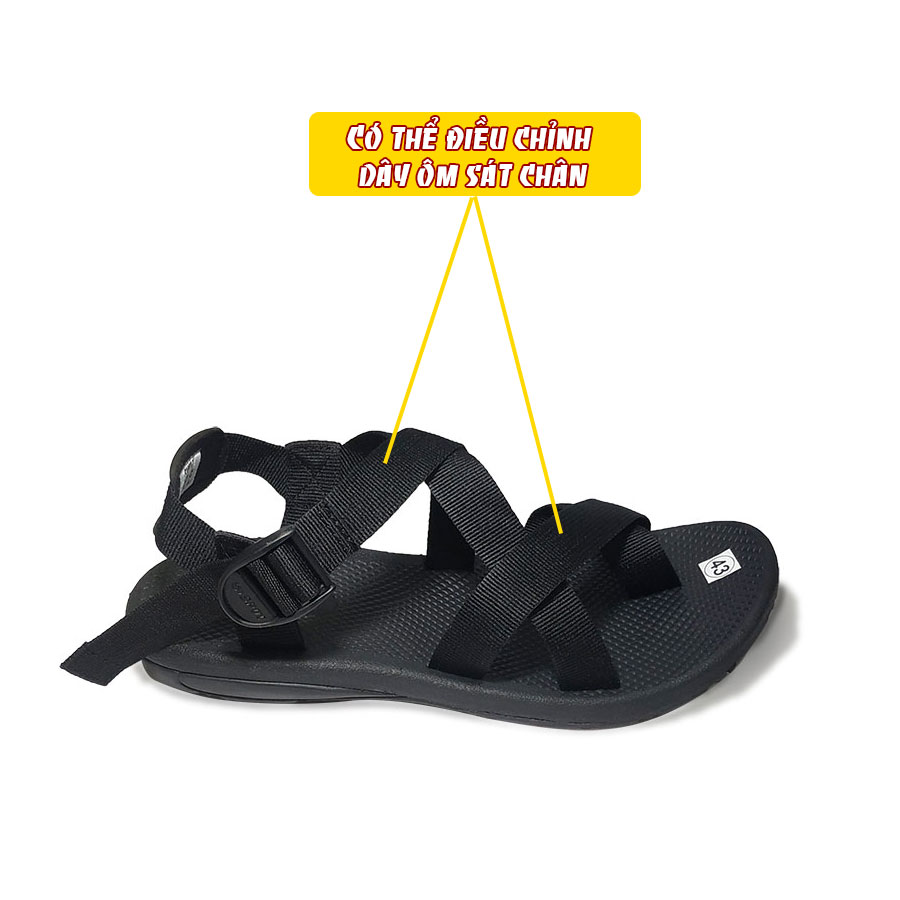 Giày Sandal Rova Nam Nữ Quai Chéo dạo phố đi chơi đi học RV117