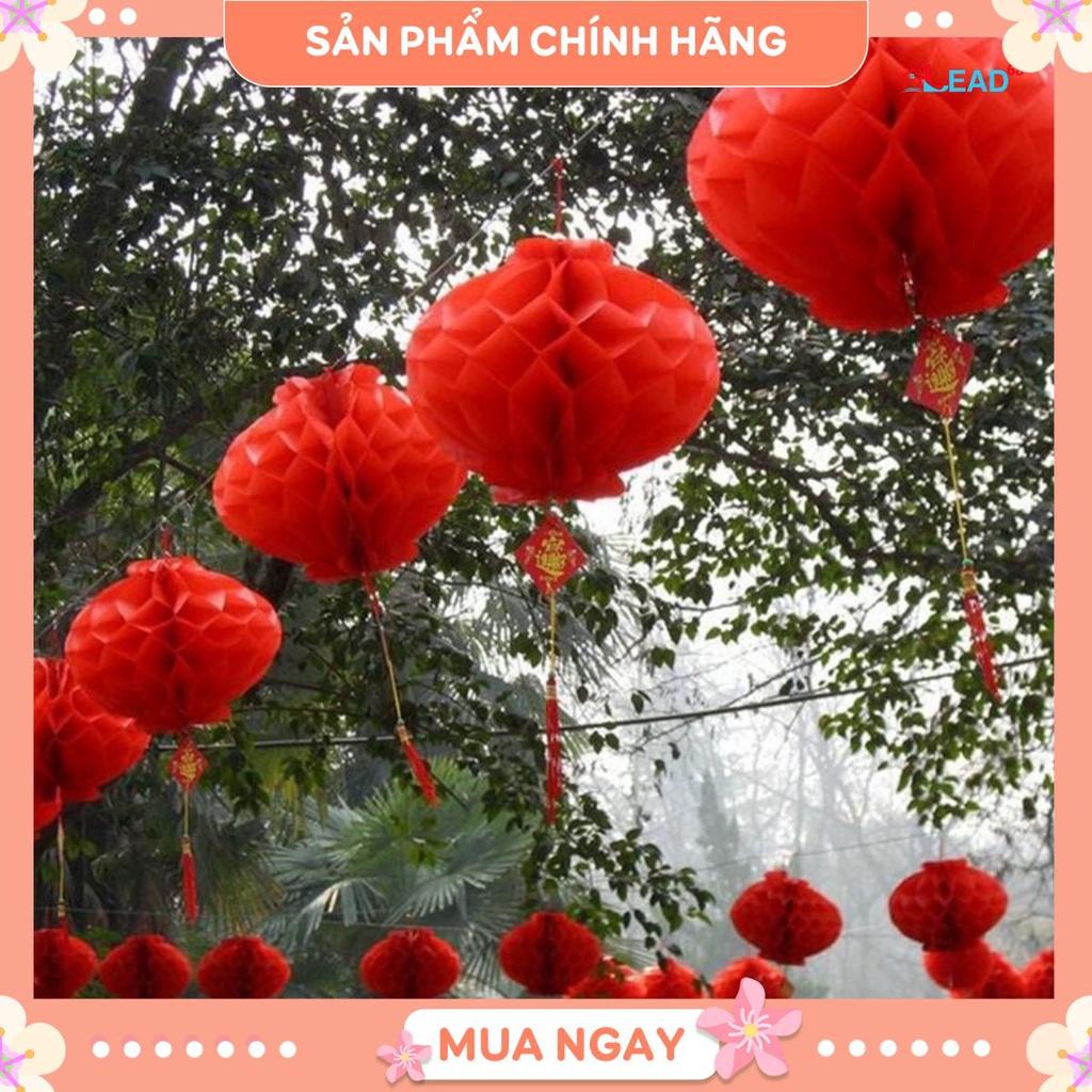 10 đèn lồng đỏ nilong Chữ Phúc , trang trí năm mới , sự kiện