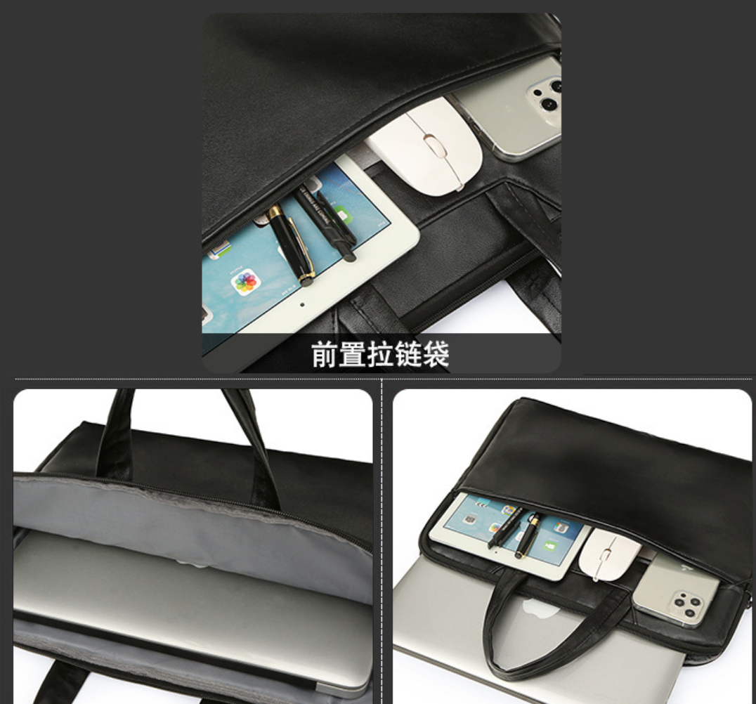 Túi xách chống sốc dành cho laptop macbook surface, túi công sở nam nữ cặp công sở đeo chéo đựng laptop - Hàng chính hãng