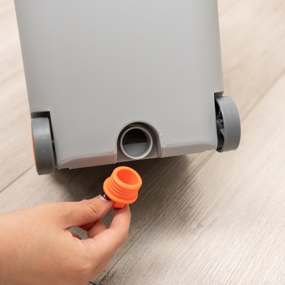 Bộ cây lau nhà tách nước tự vắt thông minh Kalpen G6 kèm 2 bông lau - hàng chính hãng