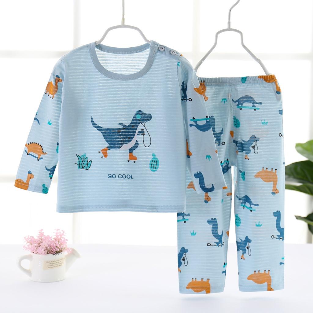 BT2 Size 100-140 Bộ thun bé thu đông 100% cotton tre siêu thấm hút THỜI TRANG TRẺ EM