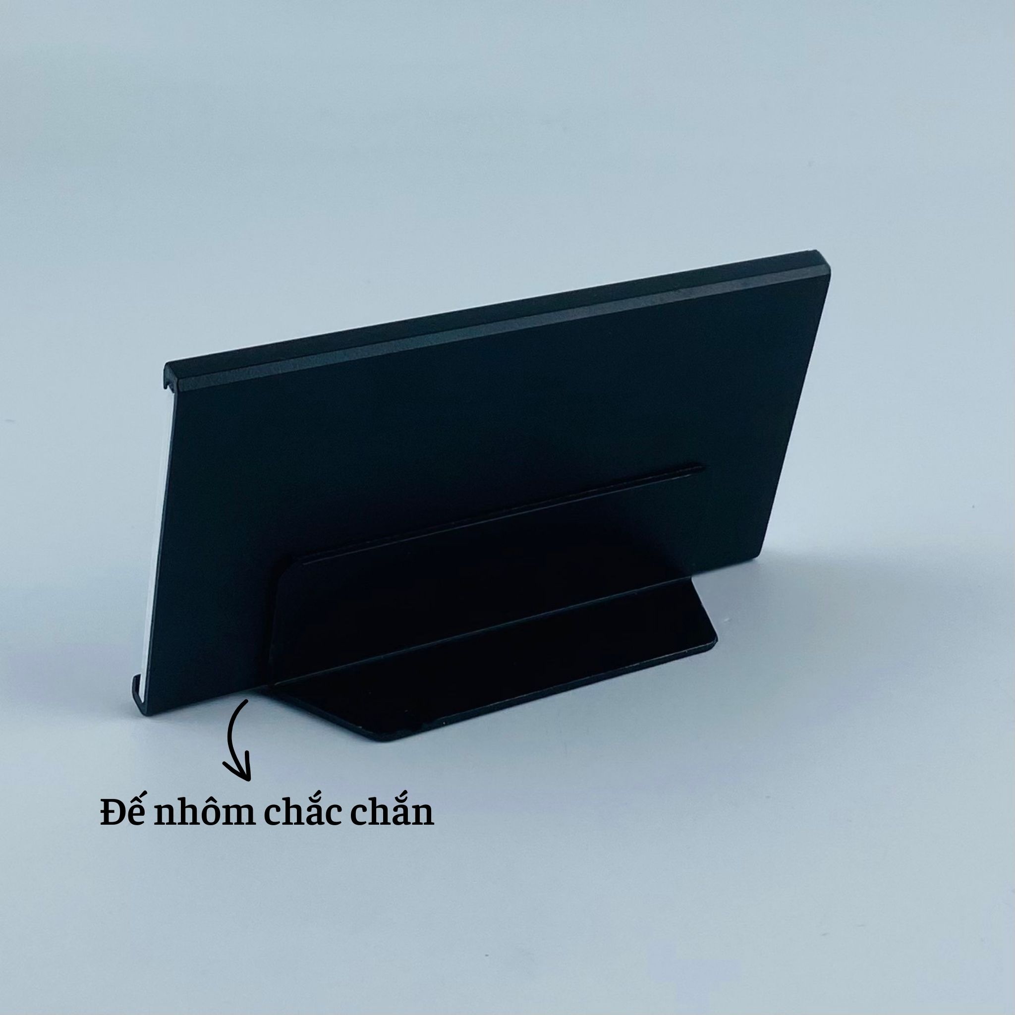 Bảng thông tin nhôm Enter AL15 100x50mm, Khung thông tin sản phẩm, Khung bảng giá siêu thị, Tag thông tin mini