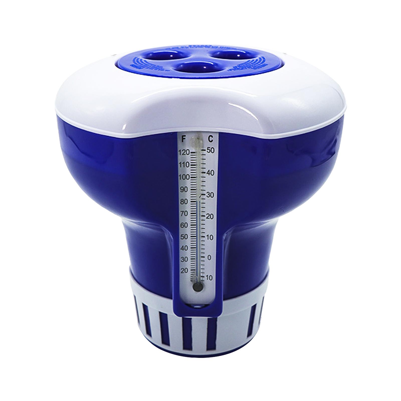 Máy Phân Phối Hóa Chất Clo Cho Hồ Bơi 7 Inch Với Nhiệt Kế