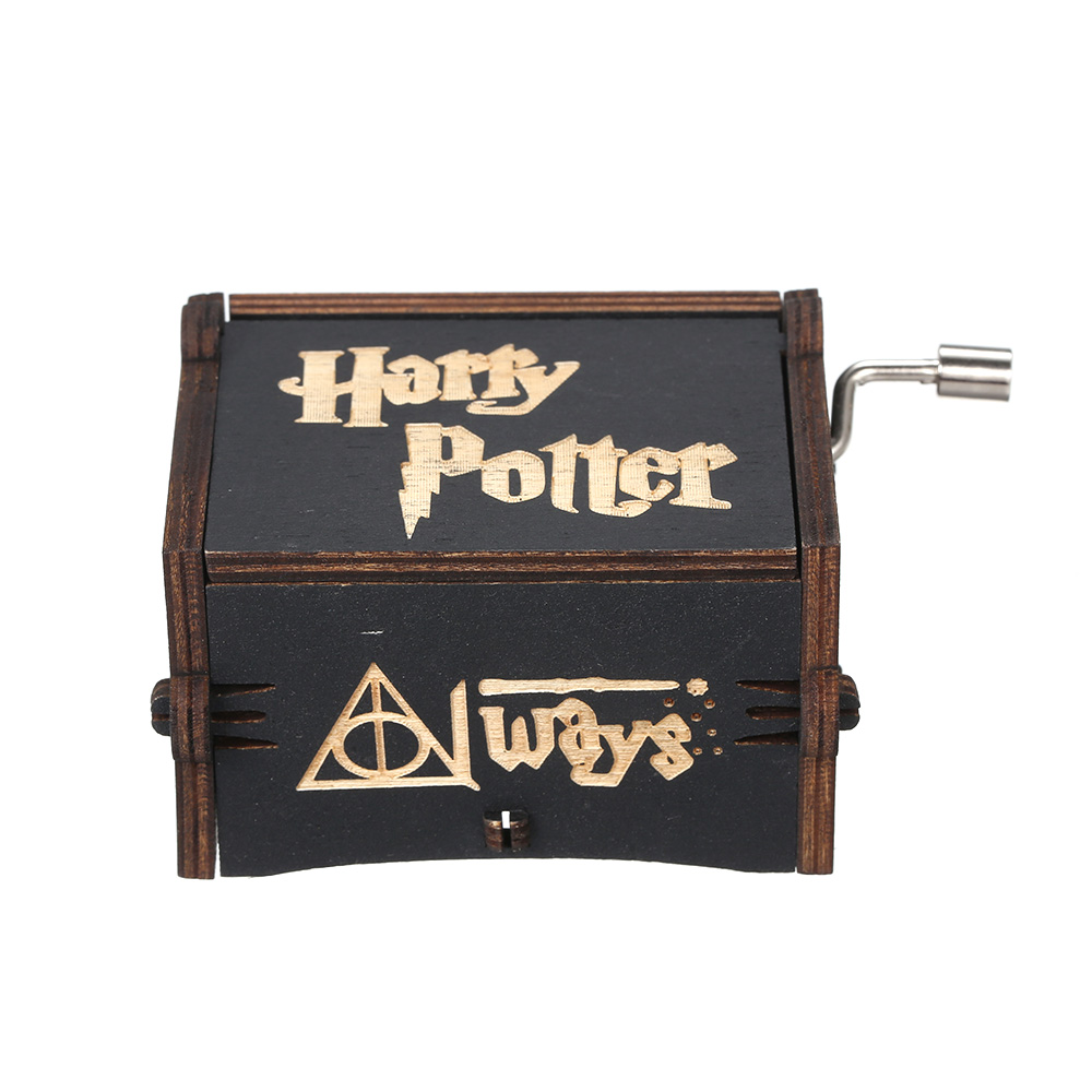 Hộp Âm Nhạc Bằng Gỗ Mini Vintage Vận Hành Bằng Tay Dùng Tặng Sinh Nhật Giáng Sinh Ngày Lễ Tình Nhân