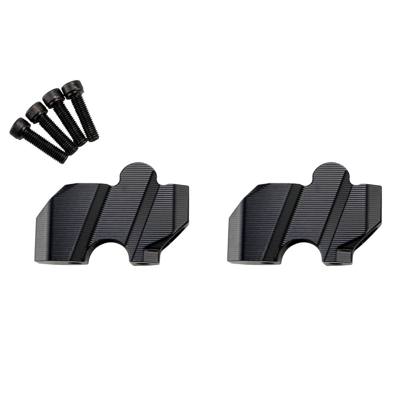 Handlebar Riser Clamps Replacement Portable Spare Part Aluminum Alloy Easy to Install Durable Accessories Black for Sportster S 1250 SS