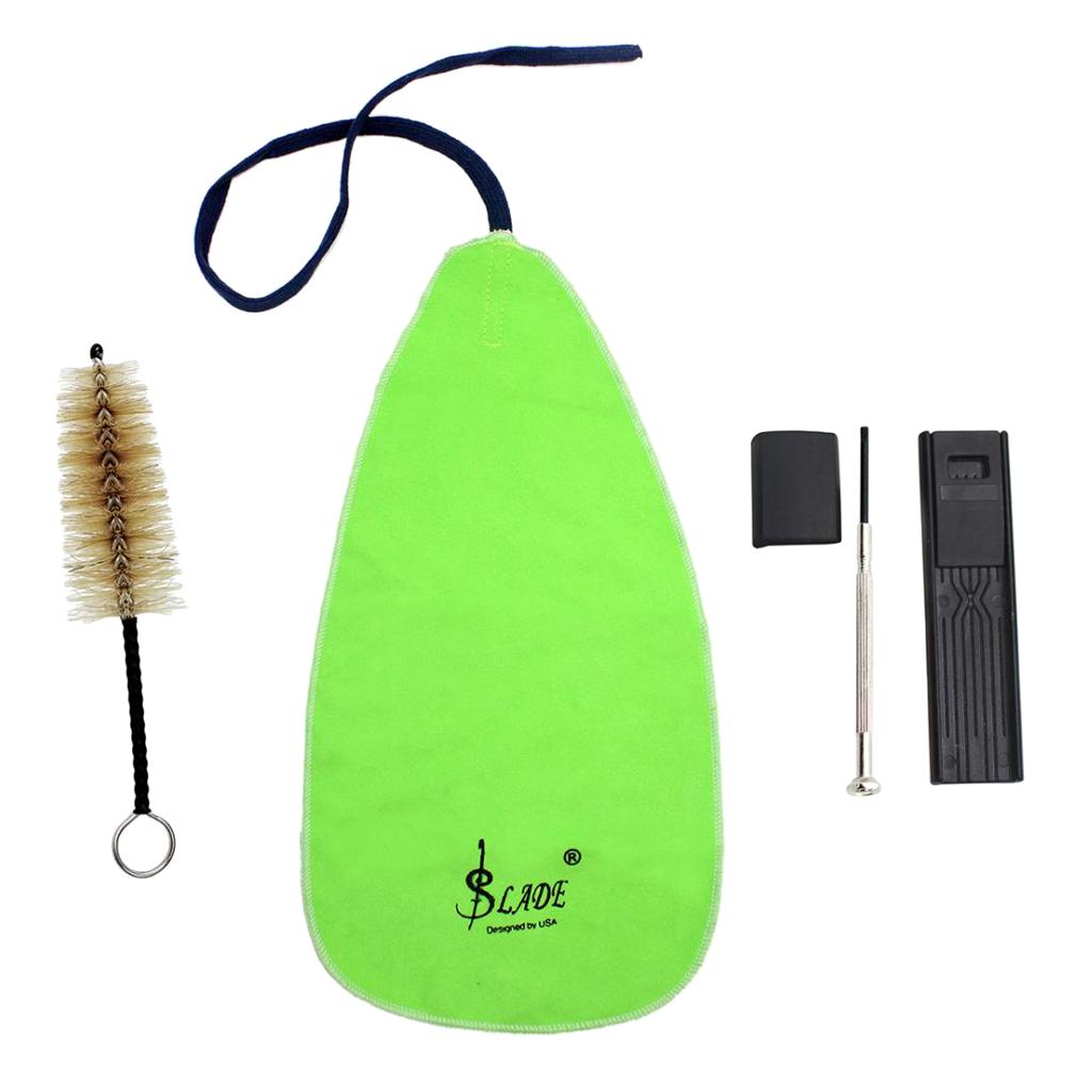 5-in-1 Cleaning Kit Parts for Flute Sax Saxophone Woodwind Instruments