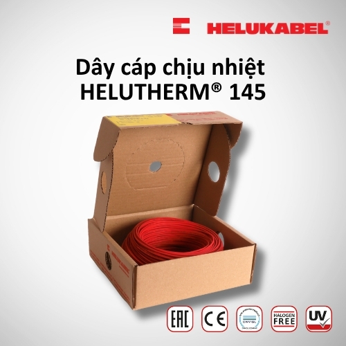 Dây cáp chịu nhiệt HELUKABEL HELUTHERM 145 | Hộp 100m