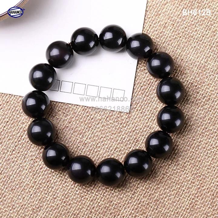 Vòng tay sừng trâu đen phong thuỷ Tâm Linh - Bình An - Tài Lộc - Bracelet of HAHANCO