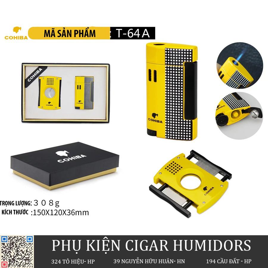 Set Quẹt kèm cắt của COHIBA mã sản phẩm T-64A
