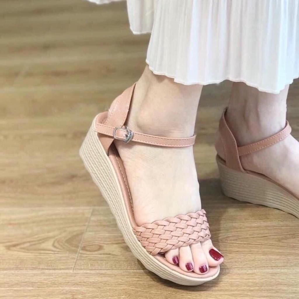 Giày cao gót 5 phân đế xuồng tết bính LT
