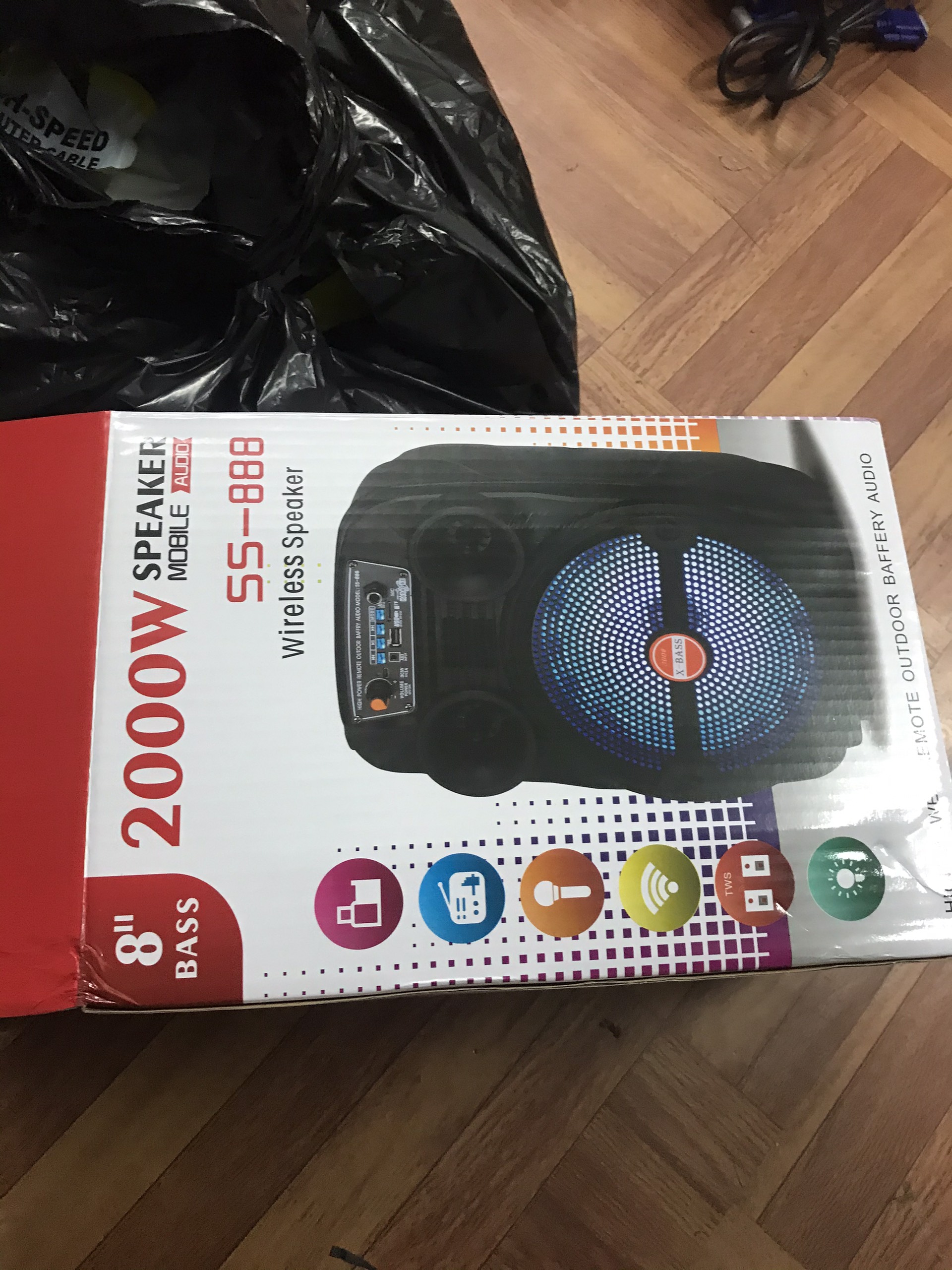 Loa Bluetooth, Loa Karaoke Di Động Speaker 2000W Hát Karaoke Cực Hay