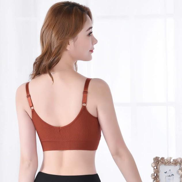  SIÊU PHẨM- ÁO BRA COTTON MẶC ĐA NĂNG SIÊU ĐẸP 2810, ÁO BRA GÂN FREESIZE