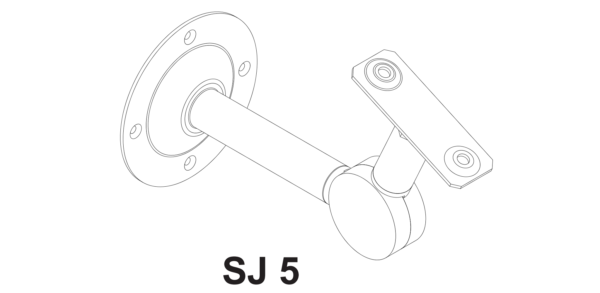 SJ-5 Giá treo tường cho loa J5 FBT - Hàng Chính Hãng