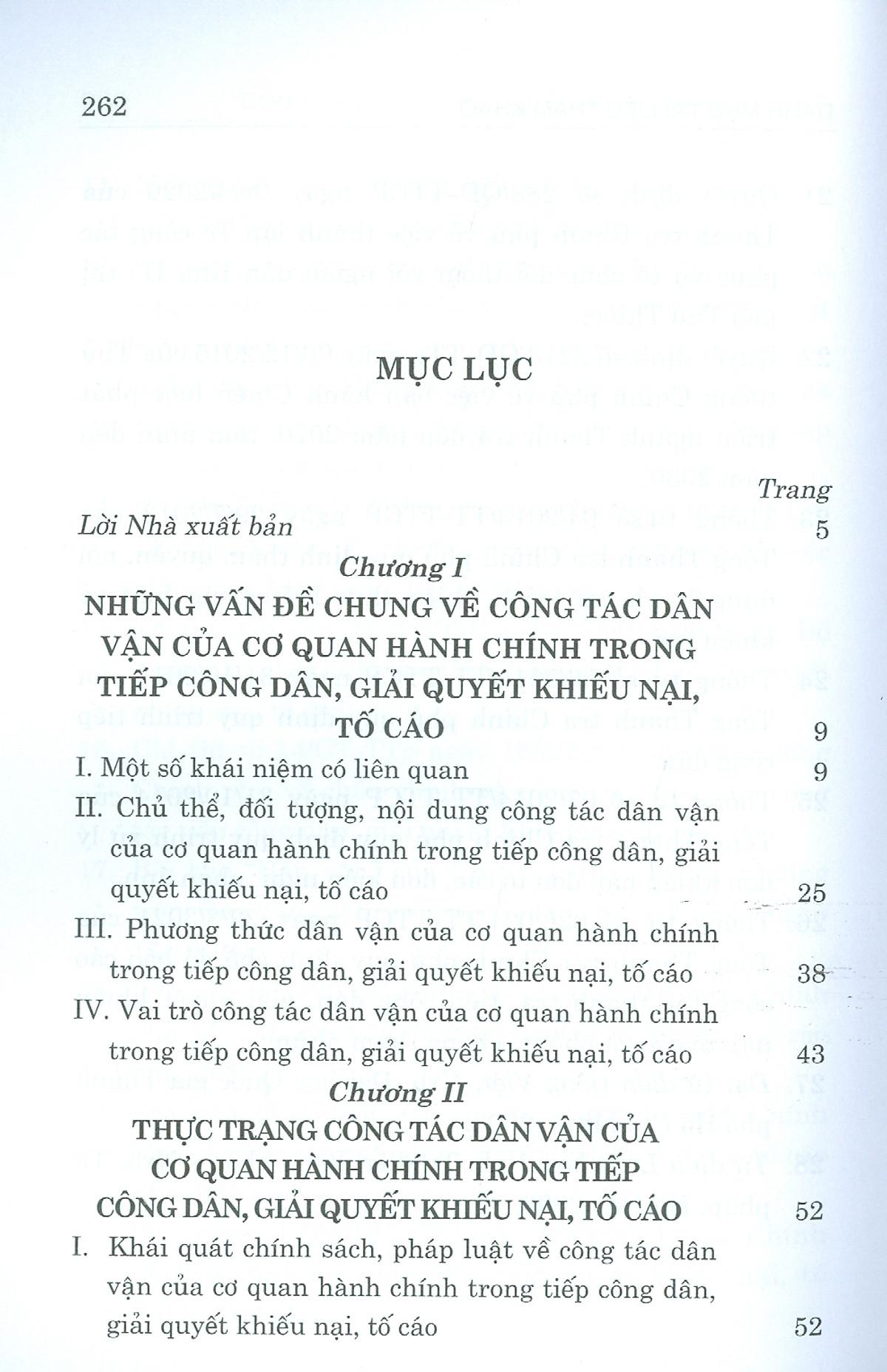 Công Tác Dân Vận Của Cơ Quan Hành Chính Trong Tiếp Công Dân Giải Quyết Khiếu Nại, Tố Cáo