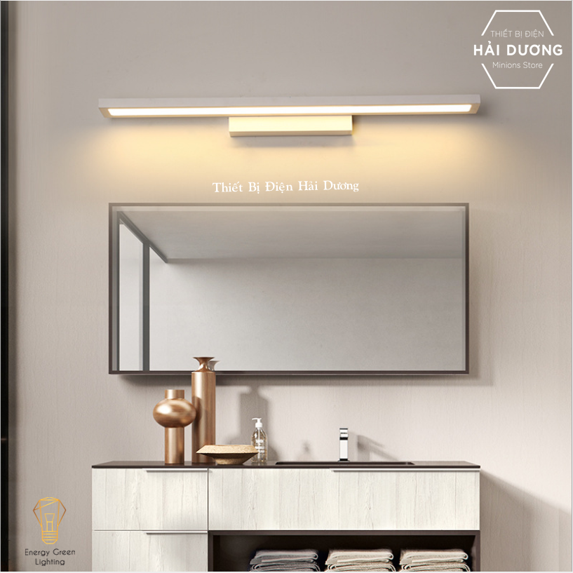 Đèn soi tranh - Đèn rọi gương Led Model A60 88cm Ánh Sáng Vàng - Có video