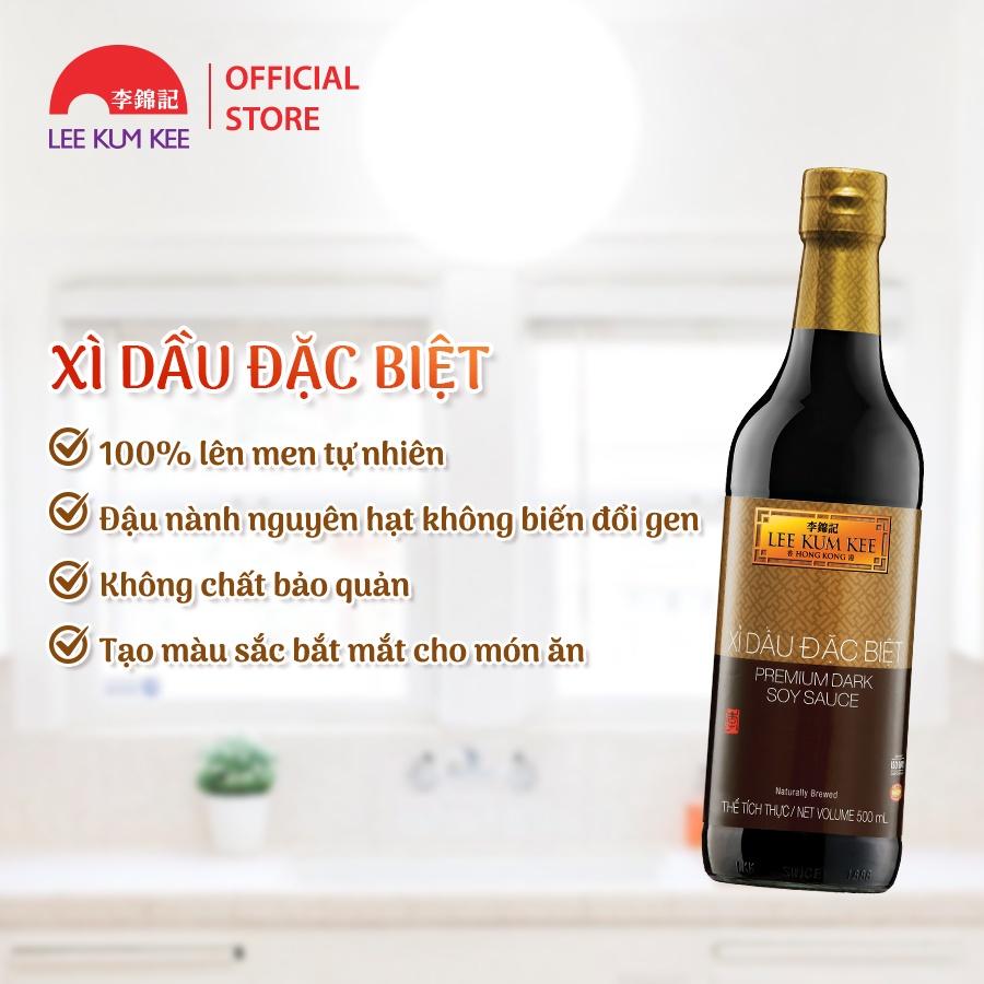 Xì dầu đặc biệt Lee Kum Kee Premium Dark Soy Sauce 1,75L