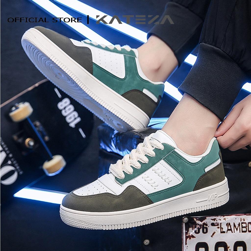 Giày nam sneaker trẻ trung mẫu mới phù hợp đi học đi chơi đi làm thời trang, Giày thể thao nam KATEZA63