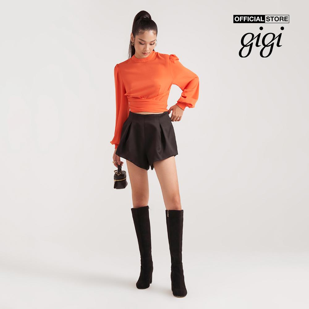 GIGI - Áo kiểu nữ tay dài cột eo nữ tính G1201T212230