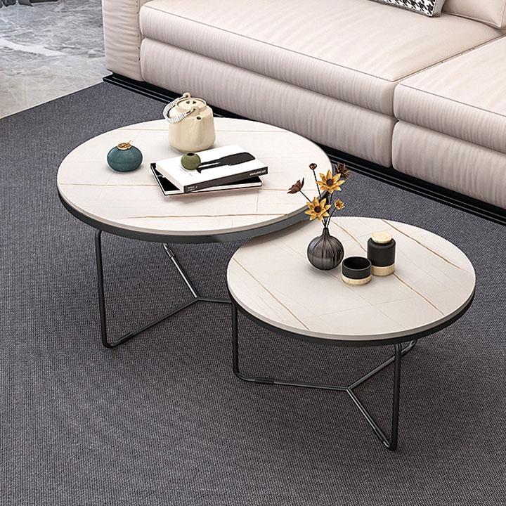 Bàn sofa phòng khách mặt đá CERAMIC nhập khẩu, bàn trà kiểu nhật phong cách hiện đại - Bảo hành 12 tháng