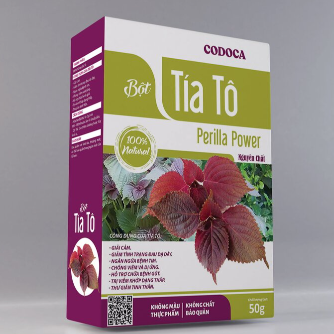 Bột Tía Tô Codoca Nguyên Chất Sấy Lạnh