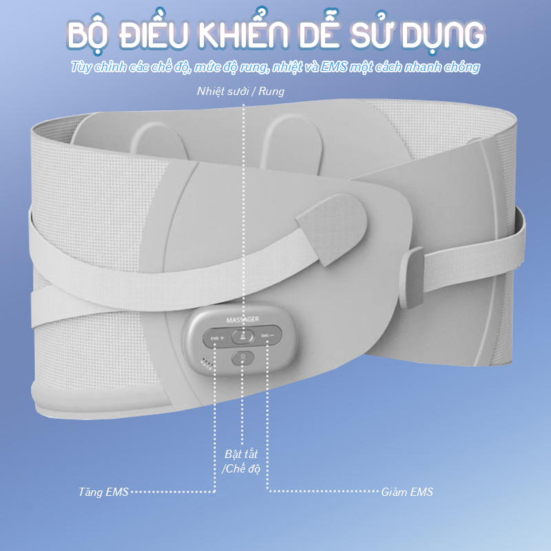 Đai cố định và massage lưng Nikio NK-253 - Giải pháp cho những người hay đau nhức lưng
