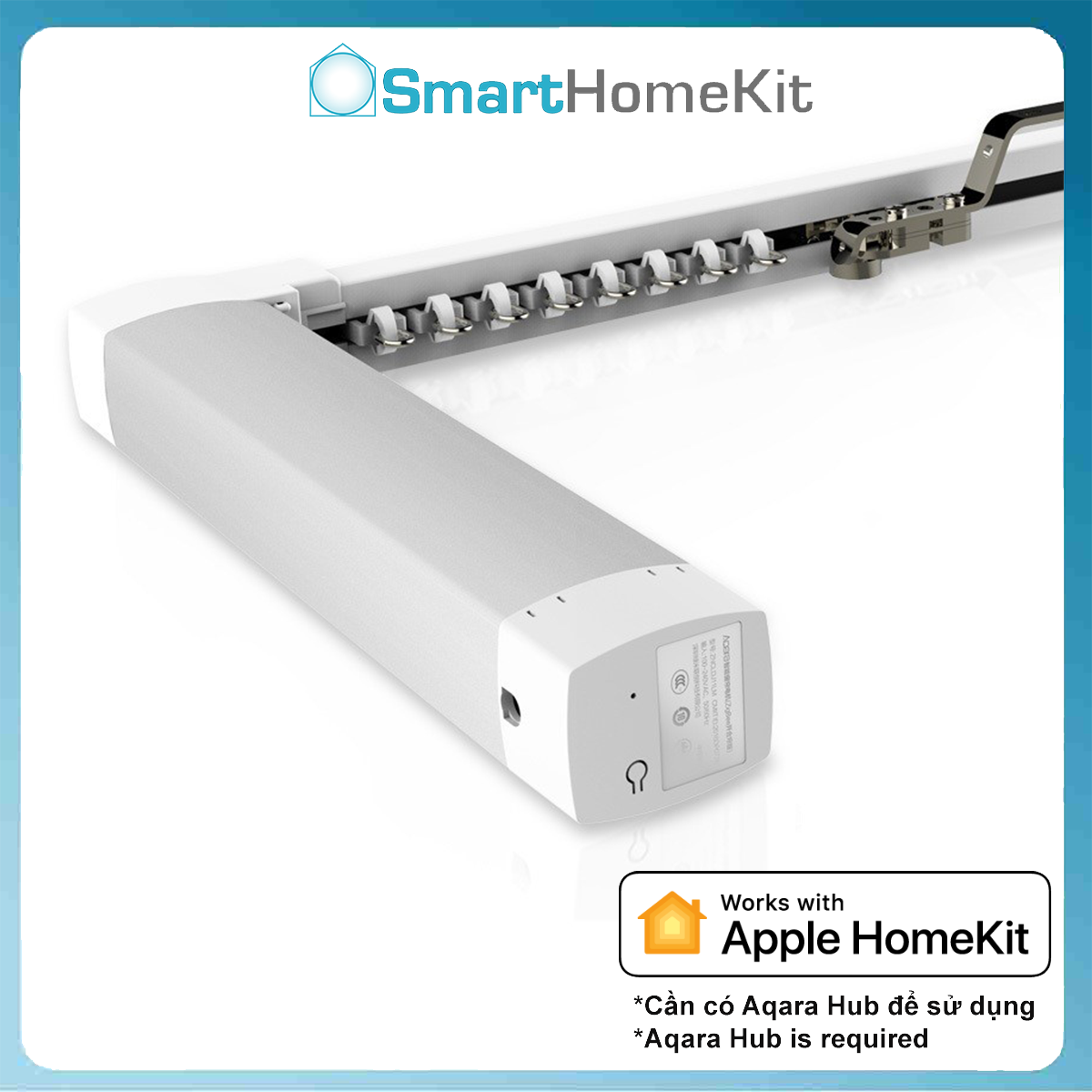 Động cơ rèm kéo Aqara Smart Curtain Motor Zigbee - Tương thích Apple HomeKit, Google Home, Alexa - Hàng Chính Hãng