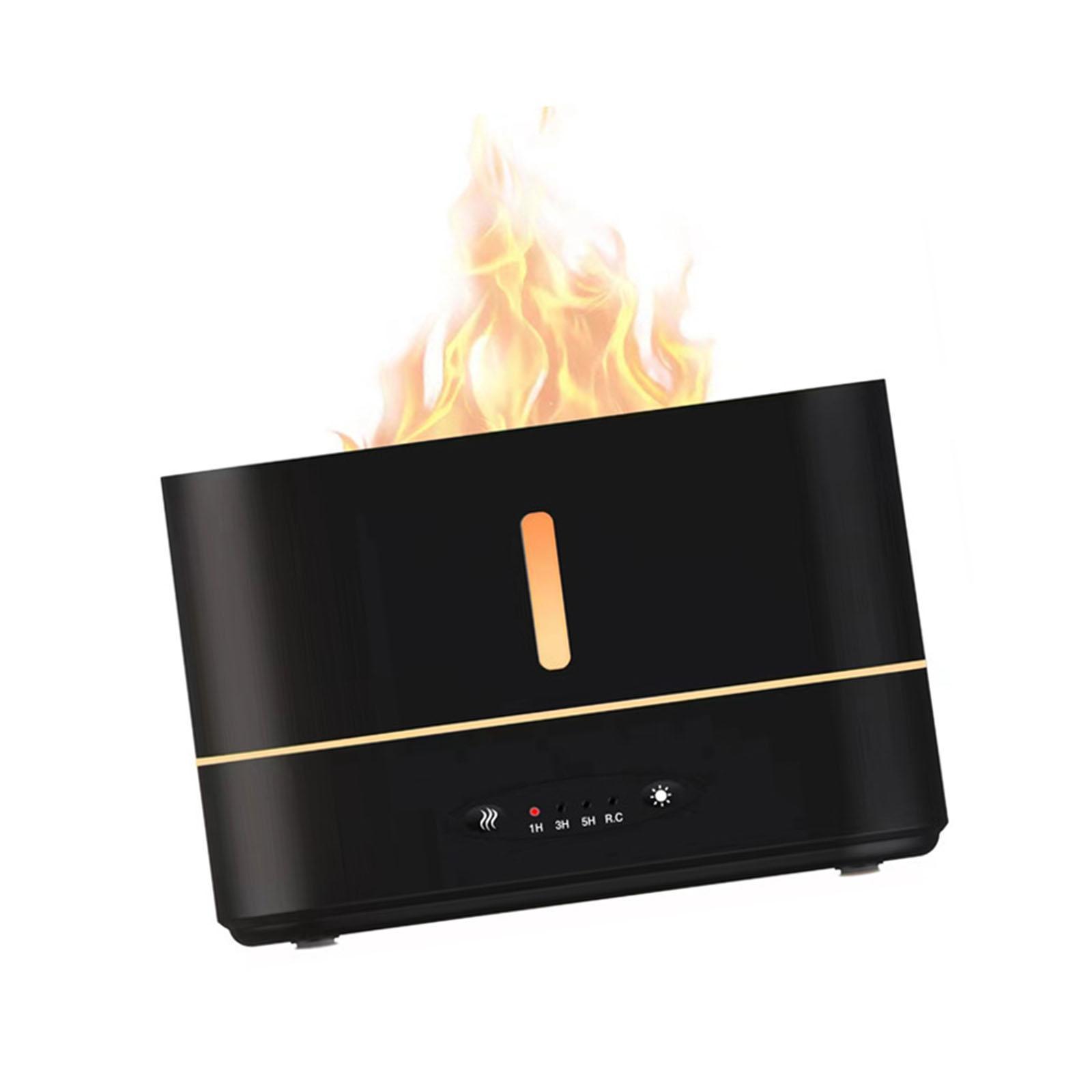 3D Night Light Humidifier Silent USB for Bedroom Travel Nursery Black