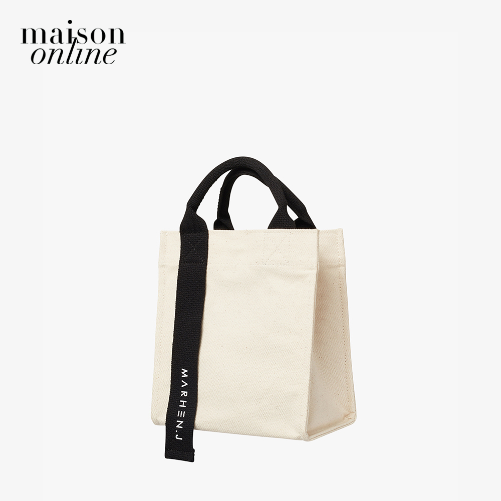 Marhen.J - Túi đeo vai chữ nhật vải bố Ricky Mini MJ18BRCKMN-CV