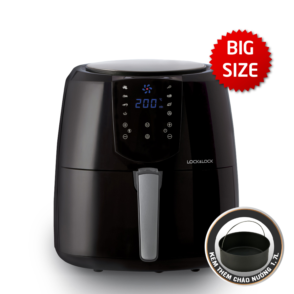Nồi Chiên Không Dầu Lock&Lock EJF357 5.2L