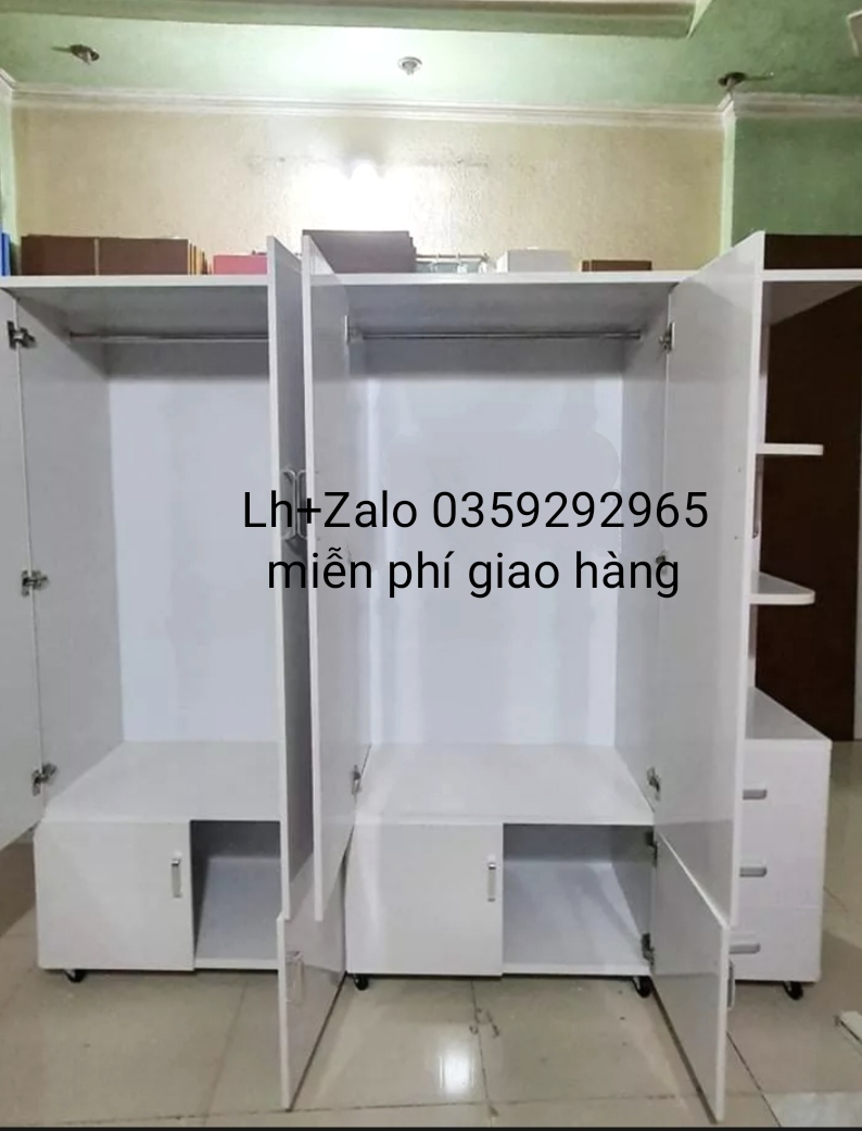 Tủ nhựa đài Loan 4 cánh 1 kệ