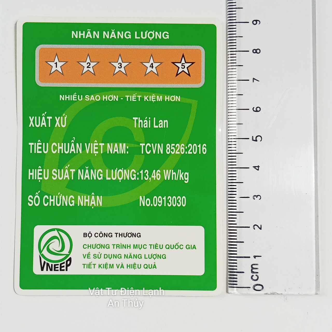 Combo 10 tem dán năng lượng Thái Lan to - Tem tiết kiệm năng lượng, Tem nhãn năng lượng, Tem trang trí máy lạnh tủ lạnh