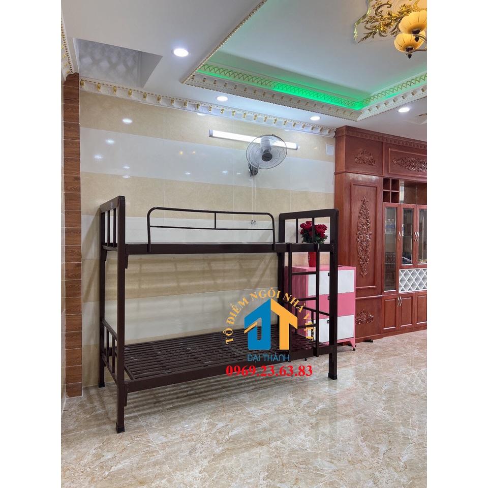 Giường sắt hai tầng hộp 48 cao cấp nhiều kích thước