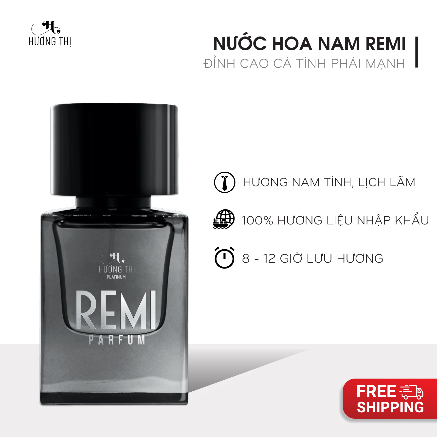 Nước Hoa Nam Remi Hương Thị Phong Cách Cá Tính Cho Phái Mạnh 50 ml