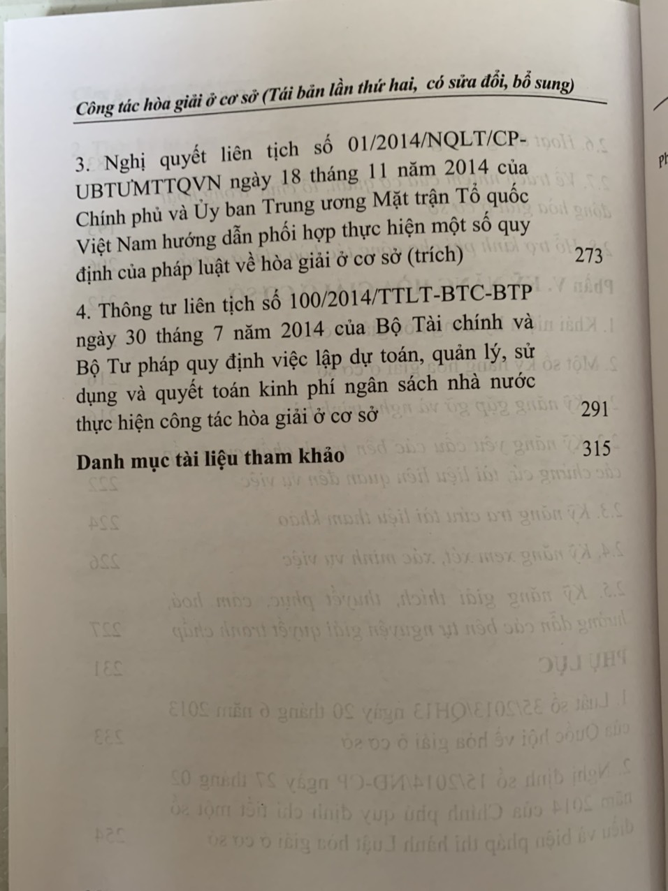 Công tác hòa giải ở cơ sở