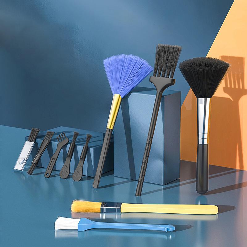 10x Keyboard Brush Kit Cleaner Tools Dust Cleaning for Laptop PC Cellphone
