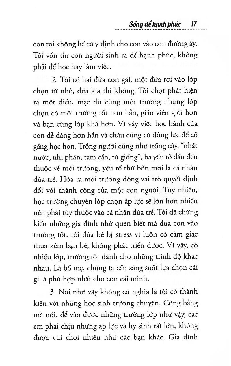 Sống Để Hạnh Phúc