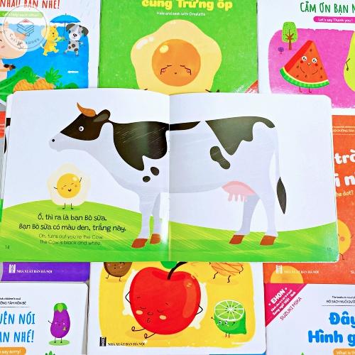 Ehon Song ngữ Việt Anh Cho Bé từ 0 - 6 tuổi
