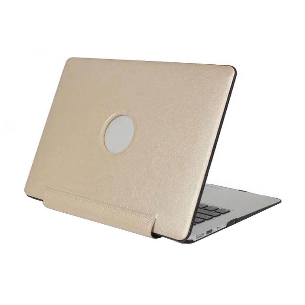 Fashion Silk Texture Hard Shell Case Cover Gold for Macbook Pro Retina 13.3"