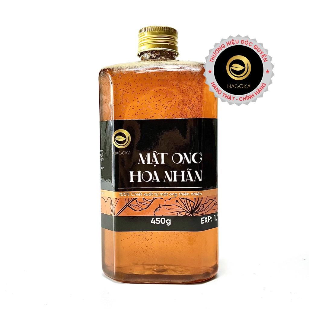 Mật ong hoa nhãn nguyên chất Hagoka tự nhiên 100% 450g