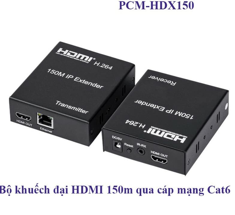 HD Extender 150M (Nối Dài HDMI bằng Dây LAN 150m) - JL - HÀNG CHÍNH HÃNG